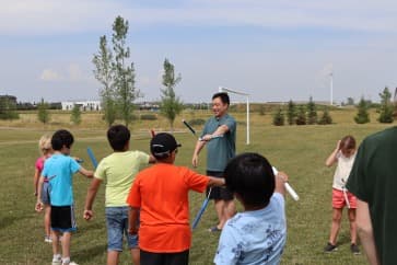 Kids enjoying summer camp